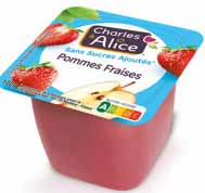 compote Pomme-fraise 120*100g ss ajouté 