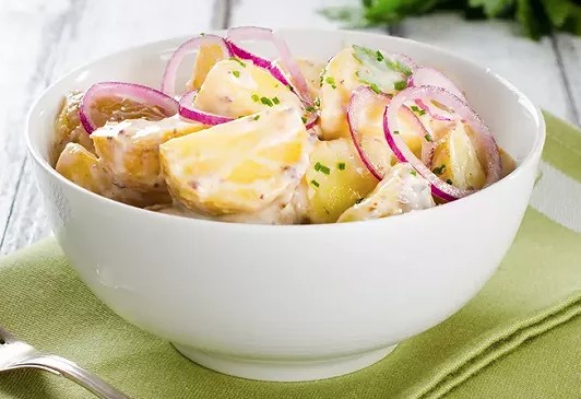 Salade de pdt oignons rouge