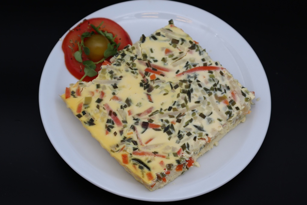 Flan aux légumes julienne