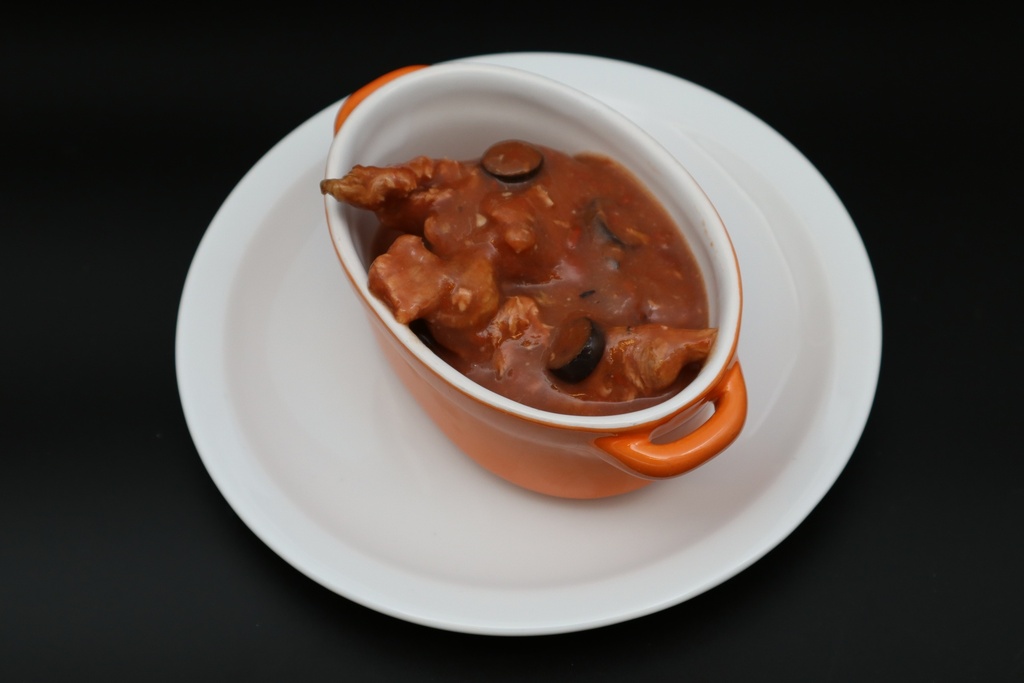 Aillade de veau aux olives