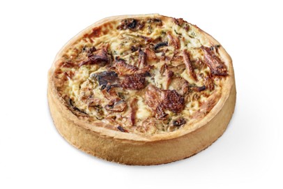 Quiche champignons des bois persillé