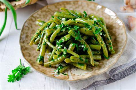 Haricots verts cuits froid 