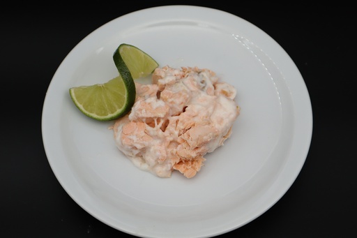 Dés de saumon aneth